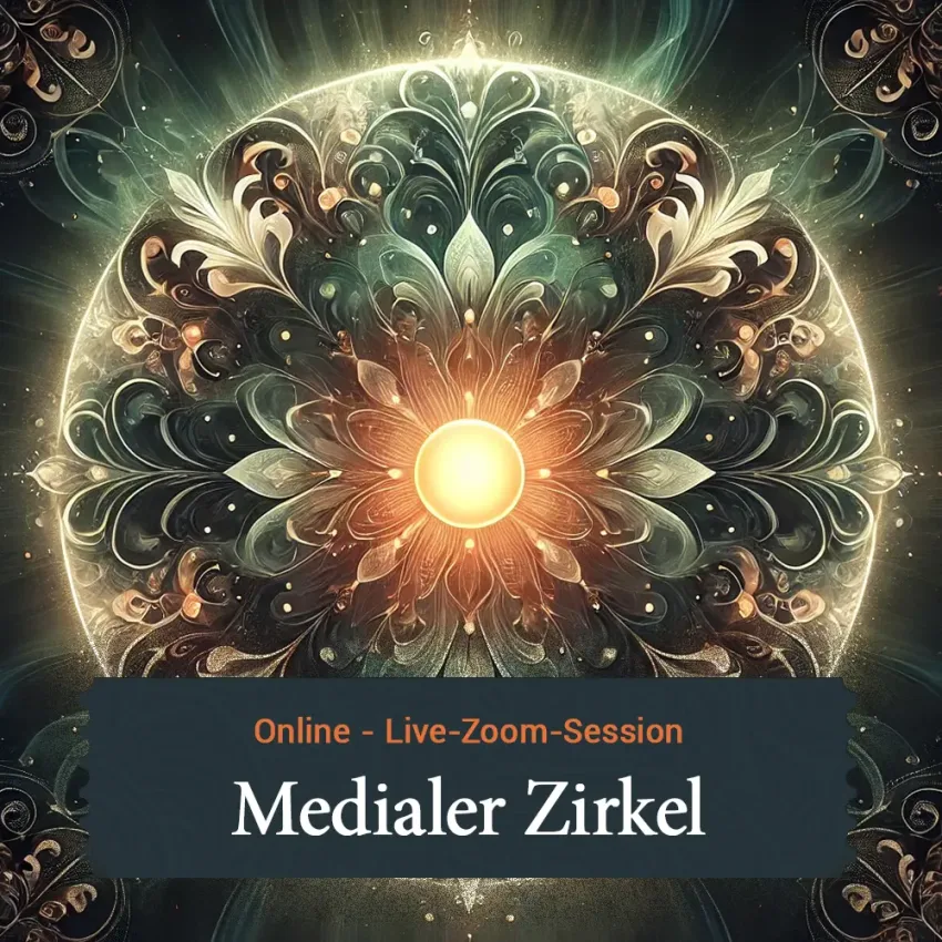 Medialer Zirkel Online-Kurs – Lerne Medialität, Energiearbeit & Jenseitskontakte mit Live-Sessions & Praxisübungen.